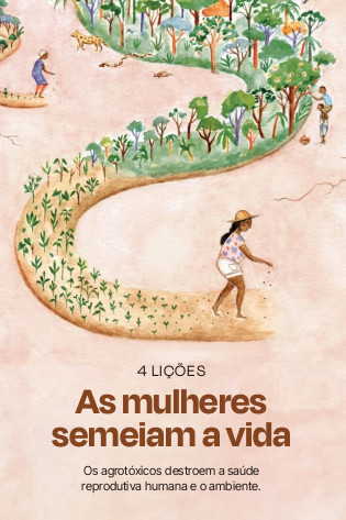 4 Lições – As mulheres semeiam a vida – Os agrotóxicos destroem a saúde reprodutiva humana e o ambiente