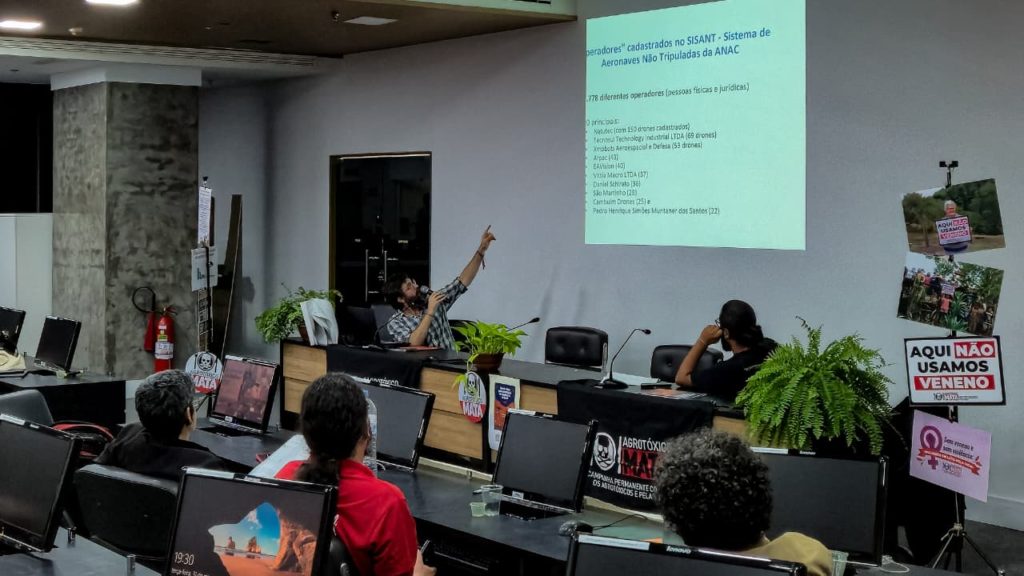 Campanha denuncia pulverização aérea por drones e solicita medidas por parte do Comitê Gestor do Pronara